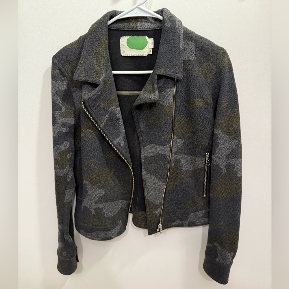 Anthropologie Camo Jacket